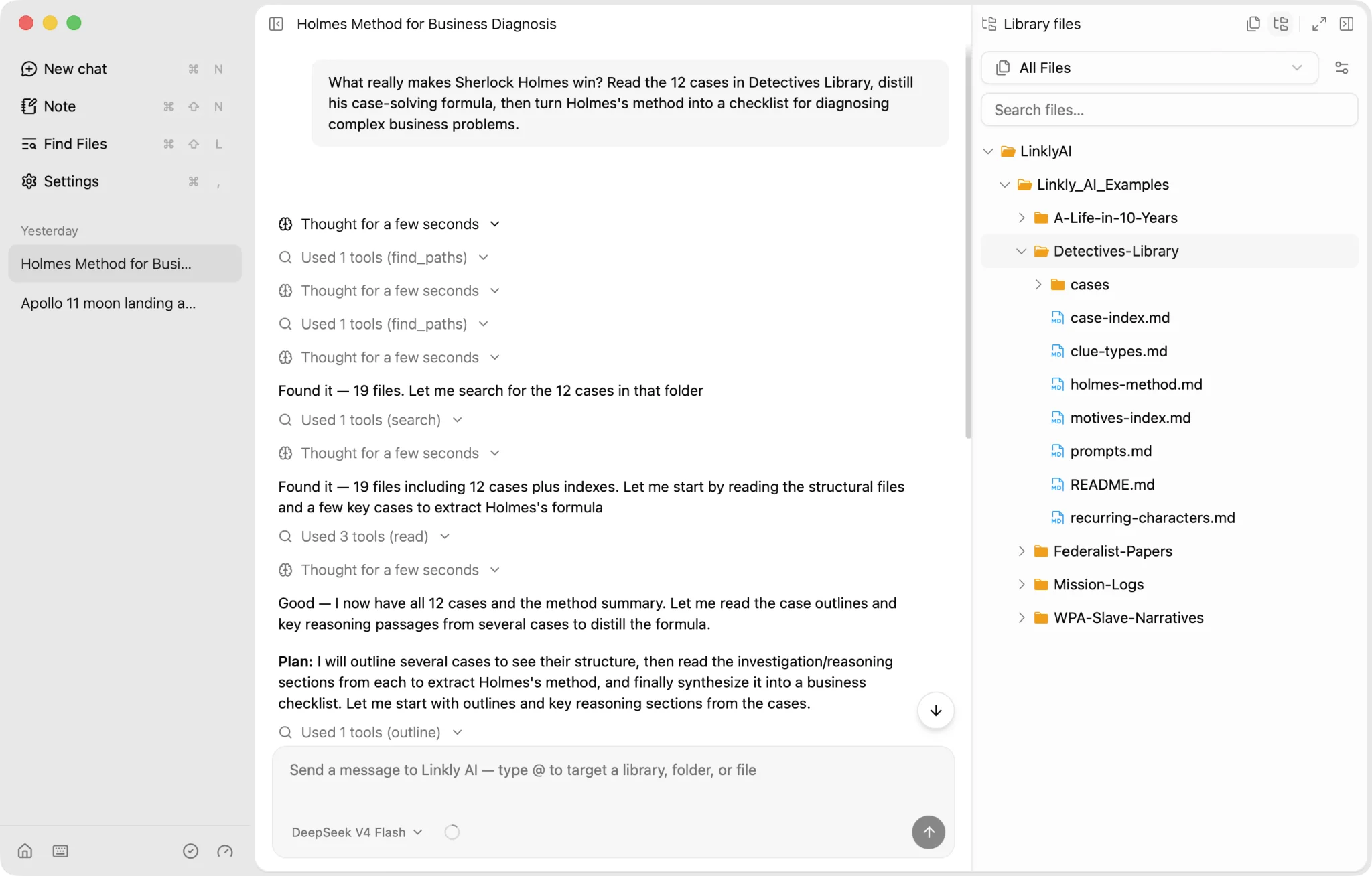 Linkly AI demo preview